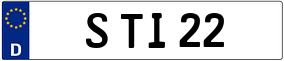 Truck License Plate